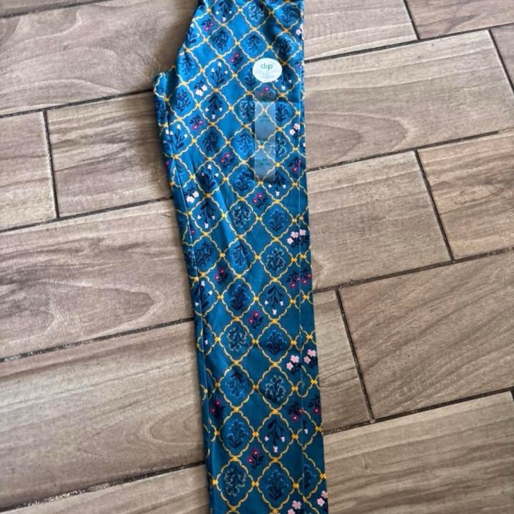 Dip Blue Patterned Kids Leggings